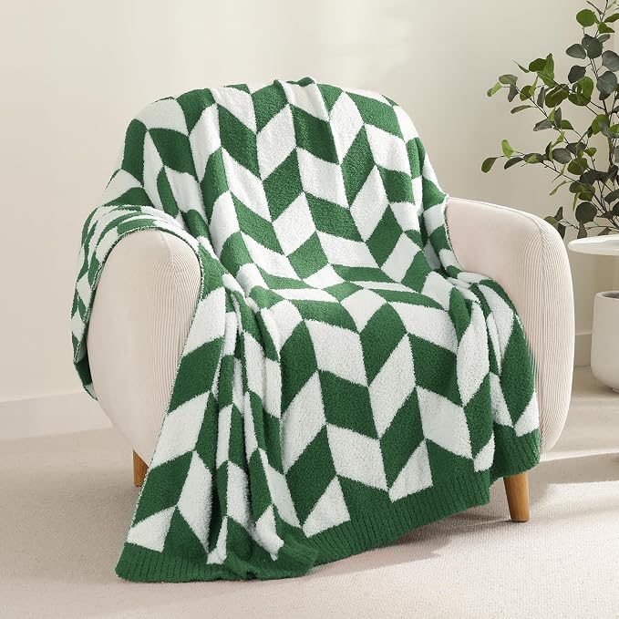 Snuggle Sac Christmas Green Throw Blanket by SnuggleSac