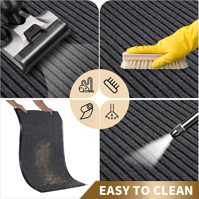 Yimobra Front Door Mat Outdoor Indoor Entrance, 100% Waterproof All-Season All - Image 5