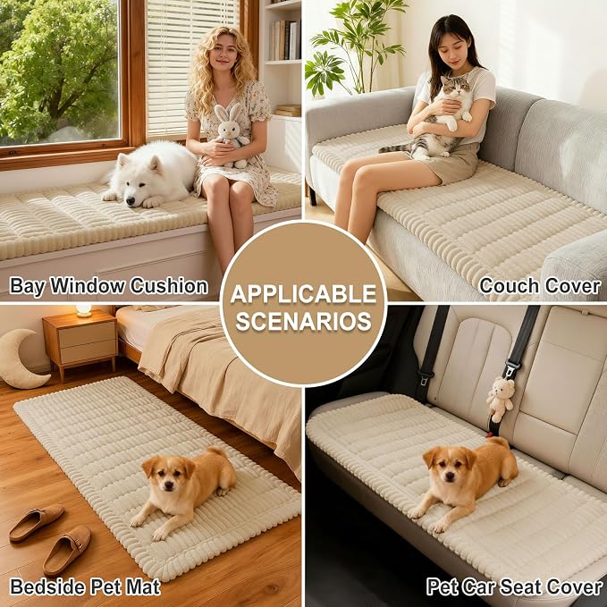 hyha Couch Covers for Dogs Washable, Non Slip Plush Dog Sofa Protectors - Image 4