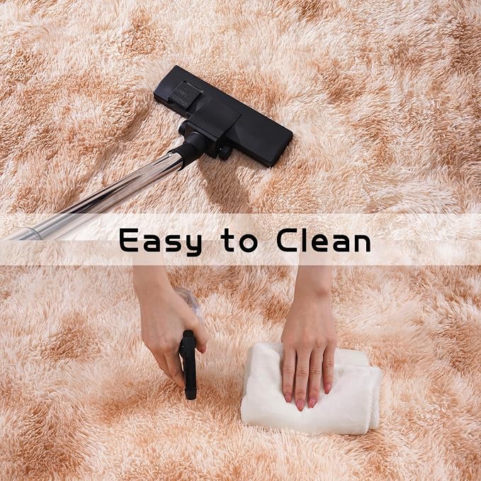 Pionblank Fluffy Runner Rugs for Bedroom 2x6, Modern Shaggy Area Rug for - Image 6