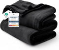 Bedsure GentleSoft Fleece Bed Blankets Large Size Black by BEDSURE