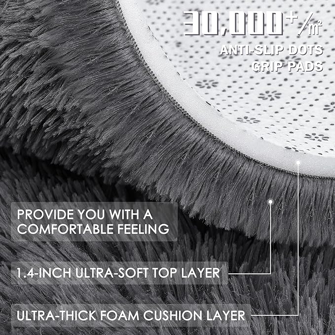 OLANLY 7x12 Machine Washable Large Area Rugs - Image 8