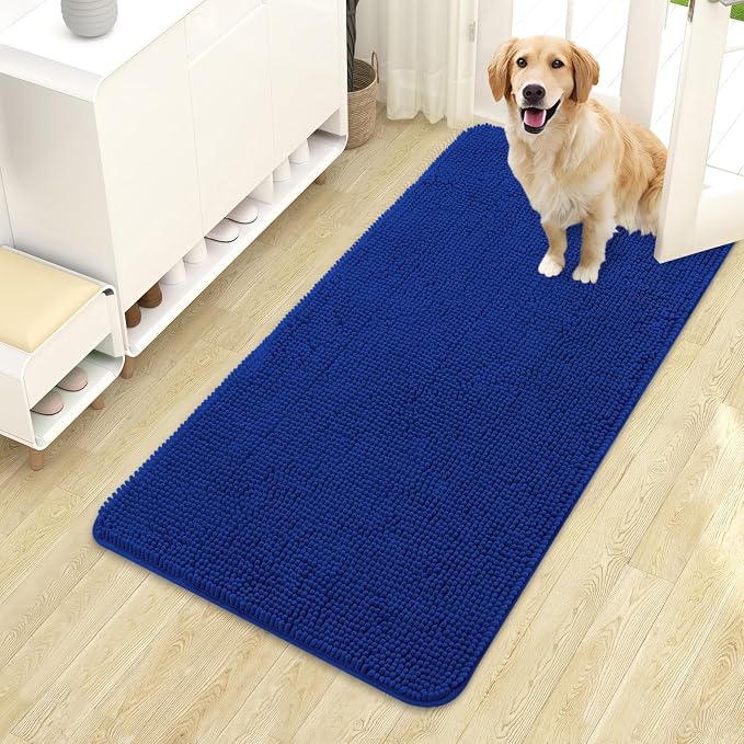 OLANLY Dog Door Mat for Muddy Paws 44x24, Absorbs Moisture and Dirt, Absorbent by OLANLY