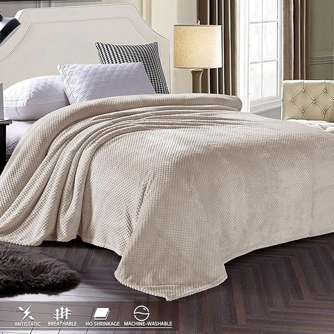 Exclusivo Mezcla Fleece Throw Blanket Extra Large, Super Soft and Warm Blankets - Image 3