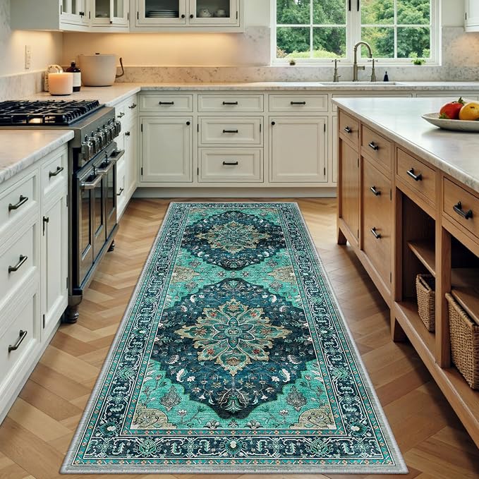 Area Rugs 3'x8' Runner Rug Non Slip Washable by RELEANY