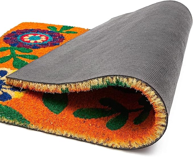 Juvale Floral Coir Door Mat - Image 4