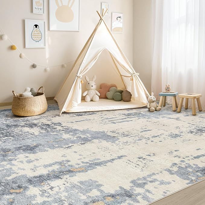 UERMEI 9x12 Area Rug Living Room Rugs - Image 8