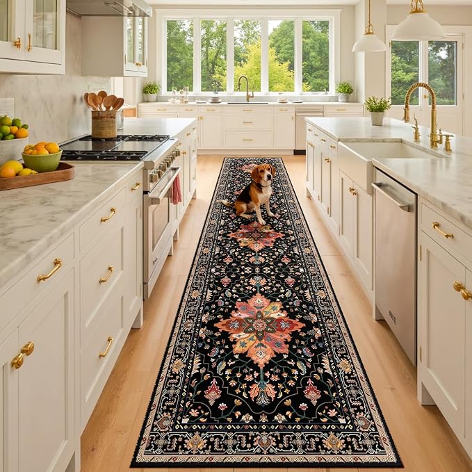 Area Rugs 2'6''x10' Runner Rug Non Slip Washable - Image 3