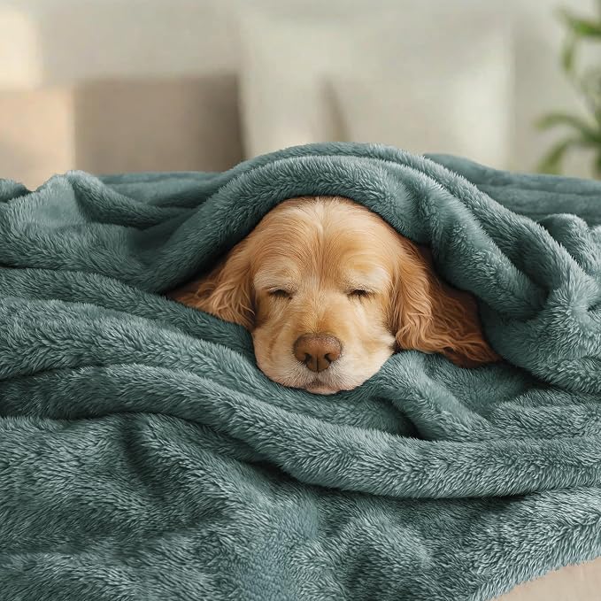 Exclusivo Mezcla Plush Fuzzy Fleece Bed Blanket King Size, Super Soft, Fluffy - Image 3