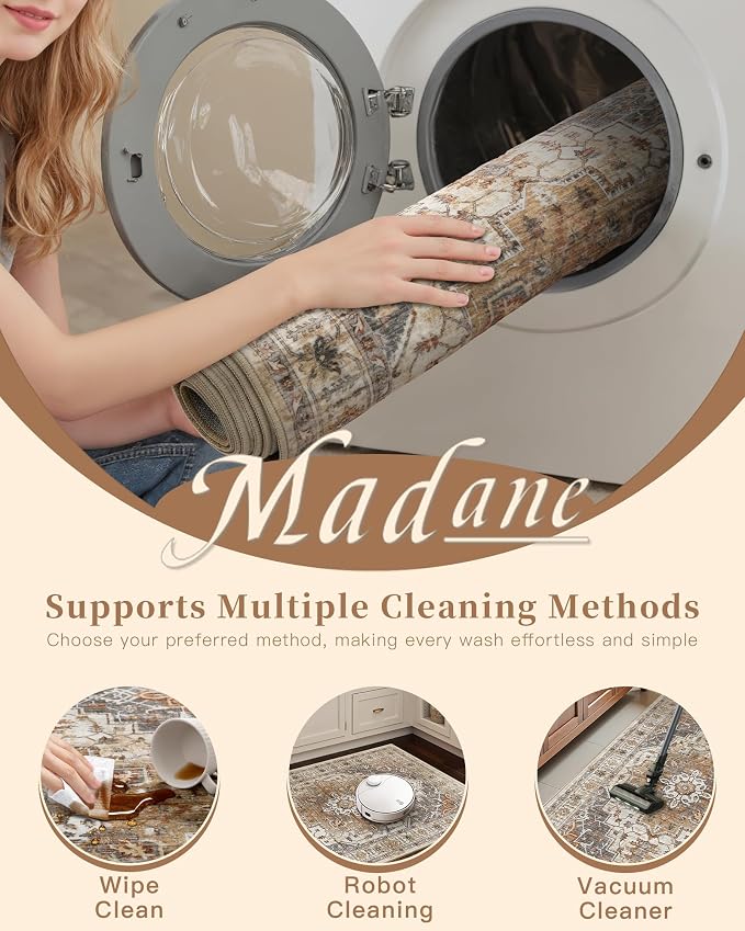 Madane Washable Runner Rug - Image 9