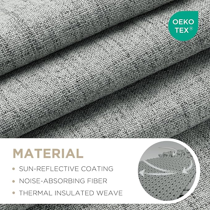 Joydeco Blackout Curtains for Bedroom - Image 2