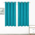 LEMOMO Turquoise Thermal Blackout Curtains/52 x 72 Inch/Set of 2 Panels Room by Lemomo