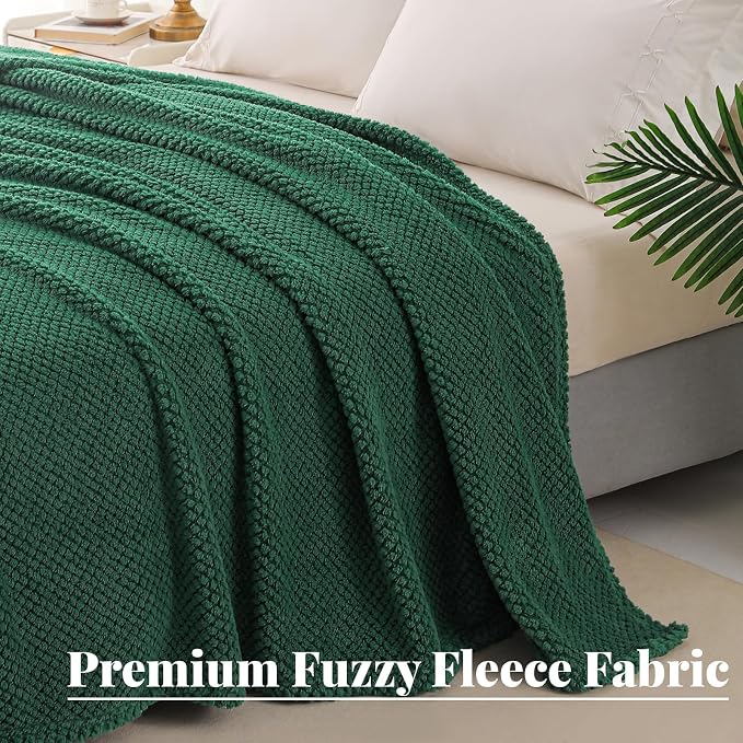 Whale Flotilla King Size Fuzzy Fleece Blanket - Image 5