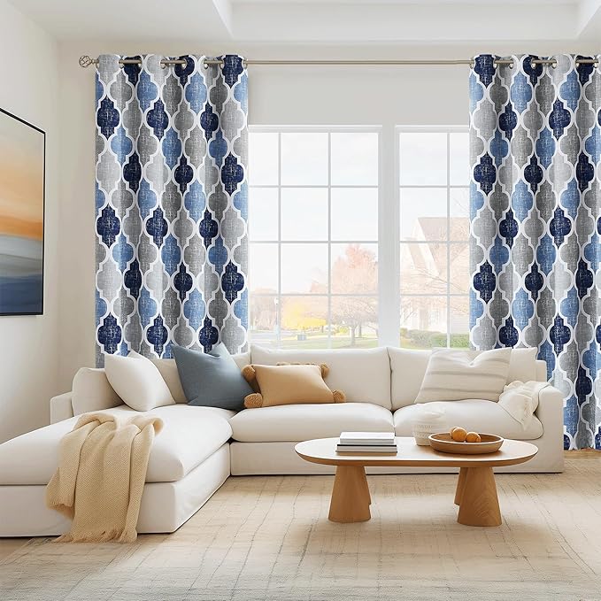 Beauoop 100% Blackout Curtains 45 Inches Long 2 Panels - Image 6