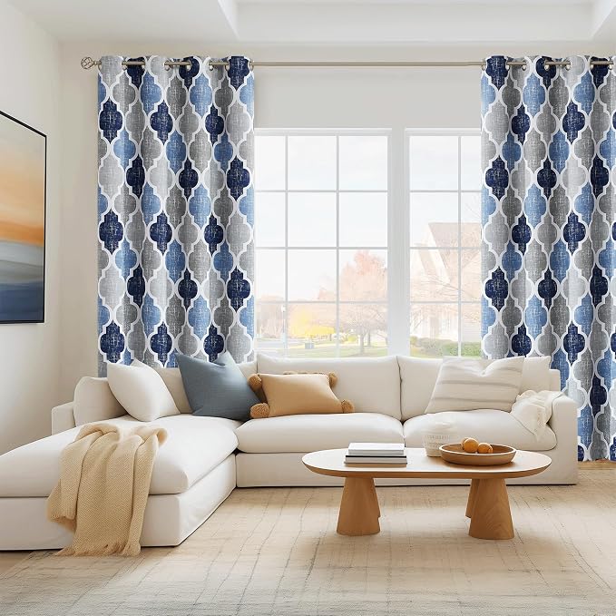 Beauoop 100% Blackout Curtains 63 Inches Long 2 Panels - Image 6