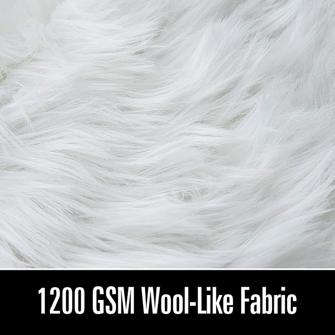 LOCHAS Soft Fluffy Faux Fur Rugs - Image 8