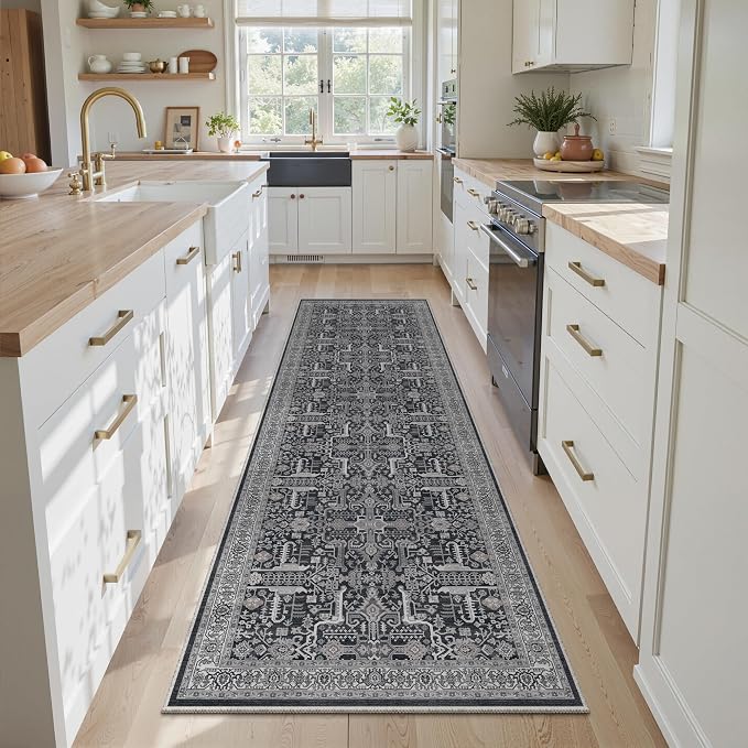 2x6 Hallway Washable Runner Rug - Image 8