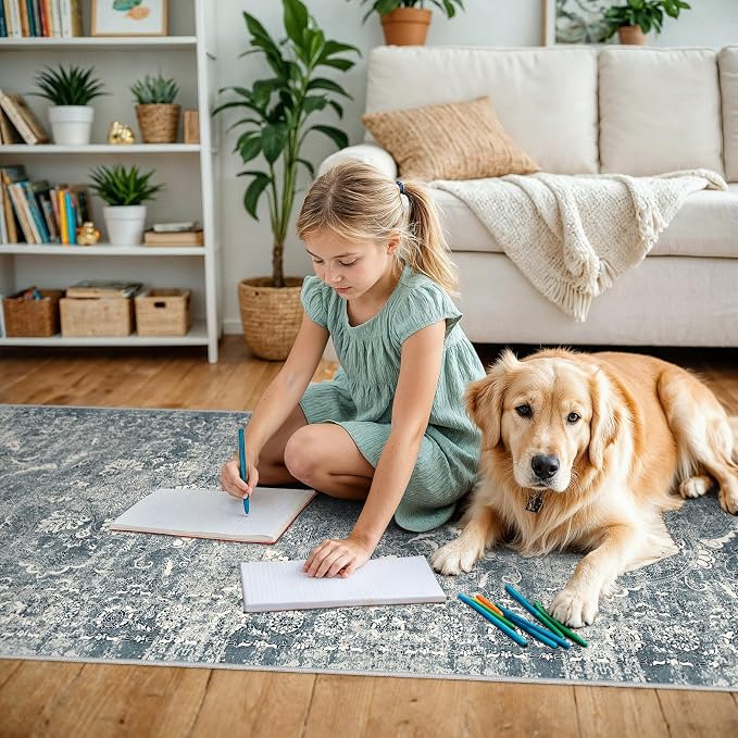 4x10 Washable Hallway Runner Rug - Image 2