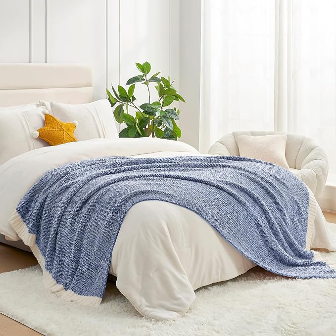 Snuggle Sac Royal Blue Throw Blankets - Image 8