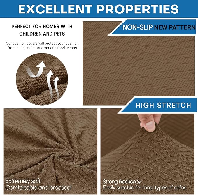 XINEAGE New 3 Pieces Couch Covers - Image 3