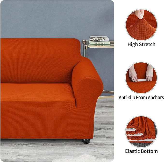 Joccun Stretch Couch Cover Slipcovers, 1-Piece Sofa Covers - Image 5