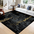 Washable Area Rugs Square 8ft Non-Slip Modern Abstract Soft by RELEANY