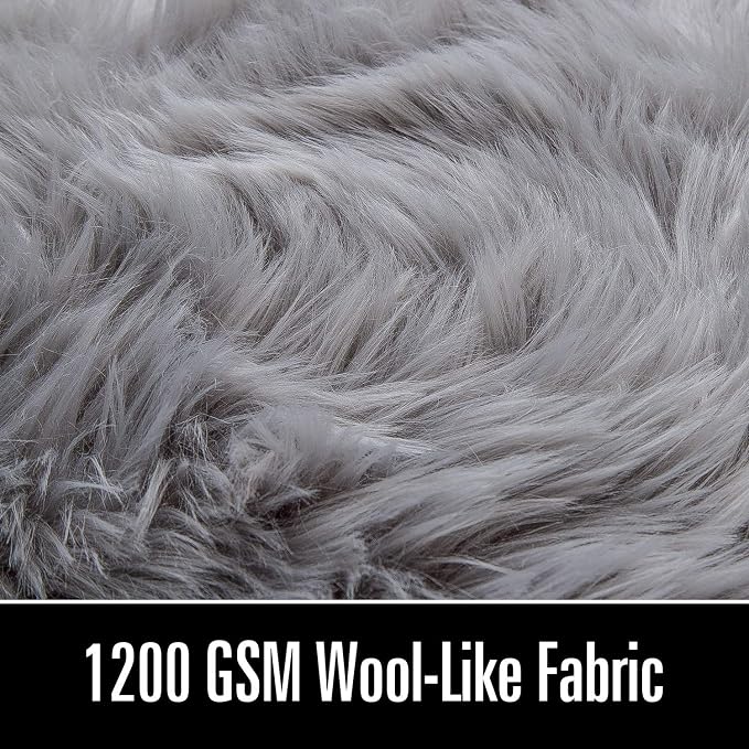 LOCHAS Soft Fluffy Faux Fur Rugs - Image 7
