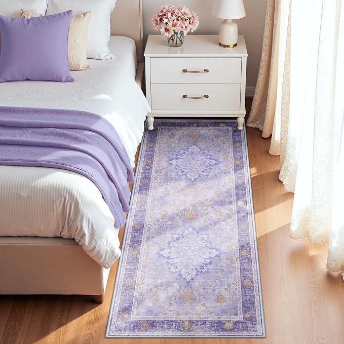 RELEANY Area Rugs 2'x8' Runner Rug Non Slip Washable - Image 2