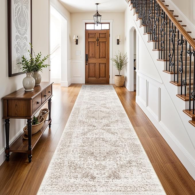 Washable 2'6''x12' Runner Rug by EISUROM
