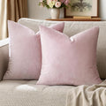 GIGIZAZA Decor Throw Couch Pillow Covers, Set o 2 Sweet Lilac Sofa Cushion by GIGIZAZAFocusingonhomedecoration