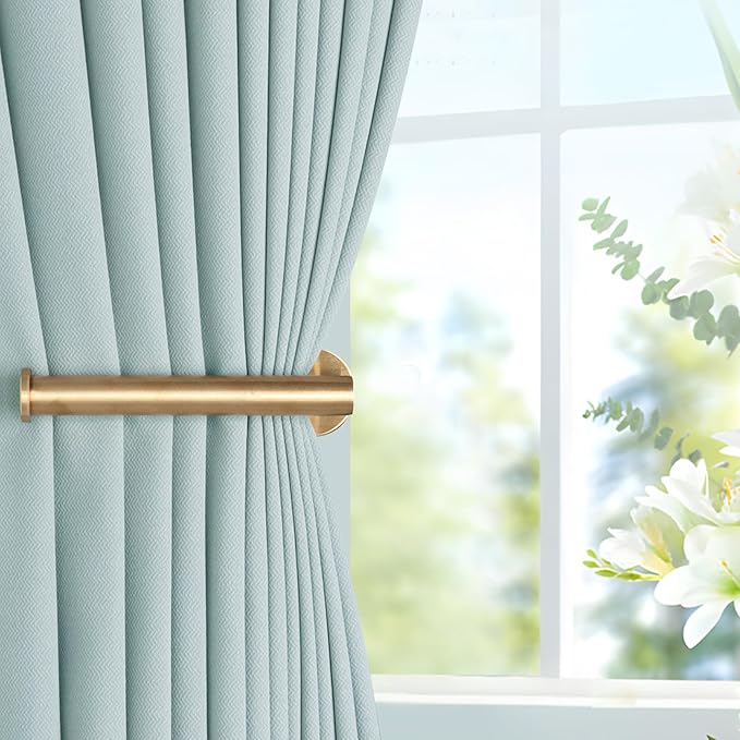 Groleca 2 Pack Adhesive Curtain Holdbacks Curtain Tie Backs Curtain Holdbacks - Image 6