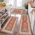 HEBE Boho Kitchen Rug Sets 3 Piece by HEBE