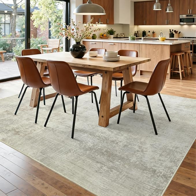 4x6 Ft Area Rugs for Living Room, Soft Non-Slip Washable Rugs Modern Abstract - Image 9