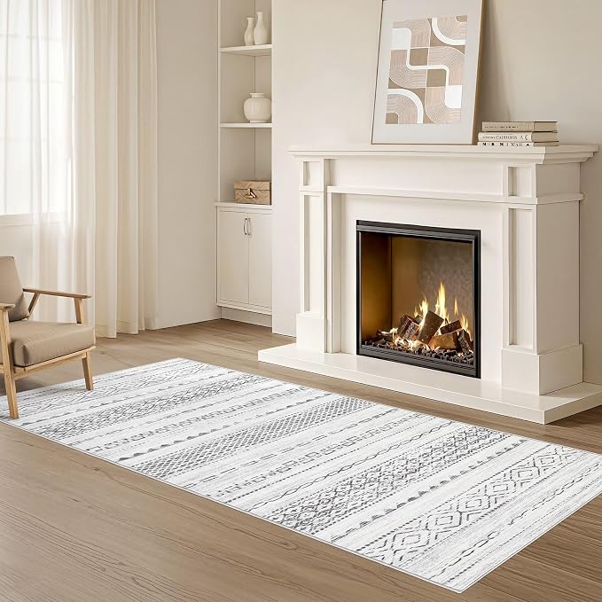 Nakagishi Runner Rug Kitchen Washable Rugs: 2x6 Non-Slip Boho Soft Modern Stain - Image 8