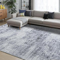 Toneed Abstract Area Rug Modern Washable Rug Soft Non Slip Rug Low Pile by Toneed