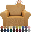 KEKUOU Stretch Single Sofa Slipcover 1 Piece Couch Sofa Cover Furniture by KEKUOU