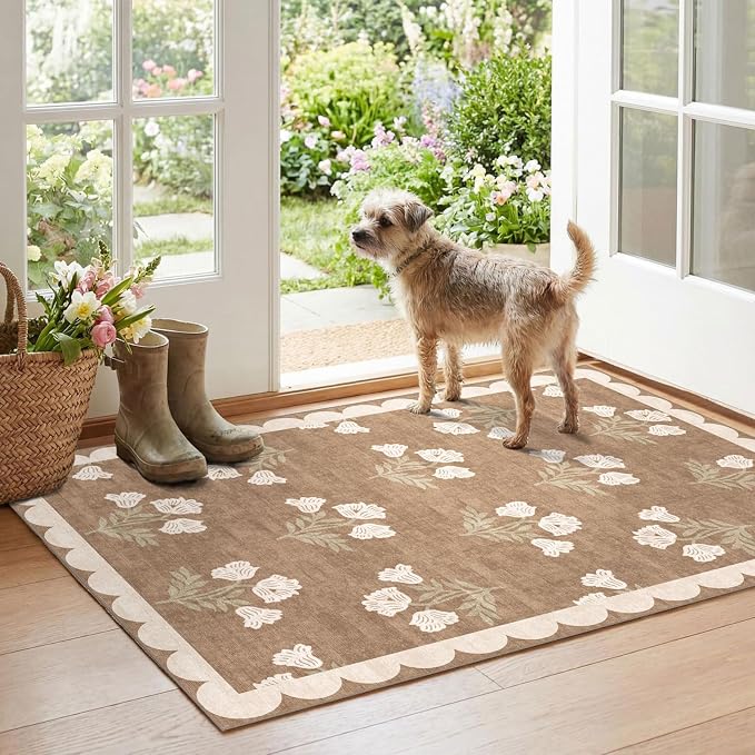 Floral Outdoor Rug - Image 4