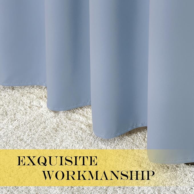 NICETOWN 66 Inch Long Blackout Curtains - Image 5