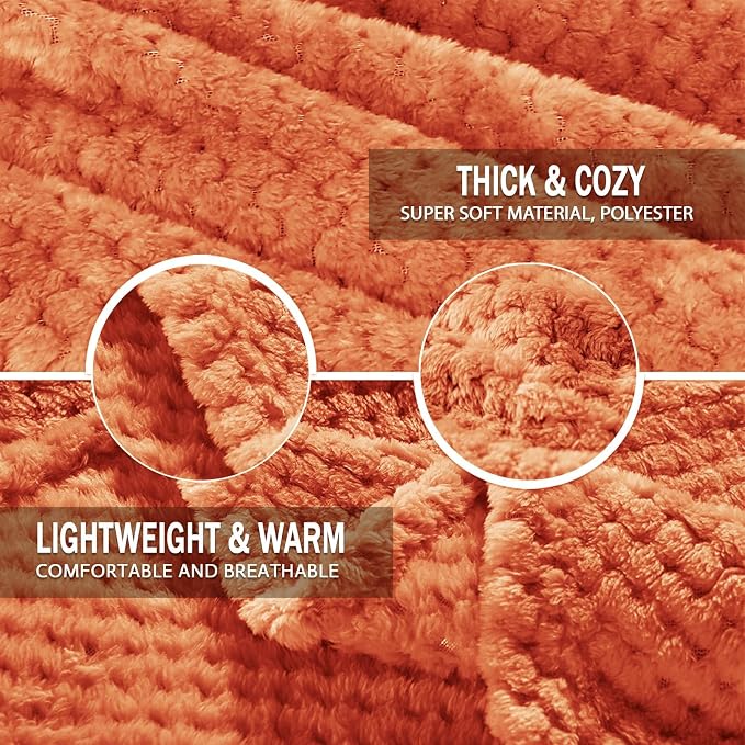 Exclusivo Mezcla Fleece Bed Blanket King Size, Super Soft and Warm Blankets - Image 7