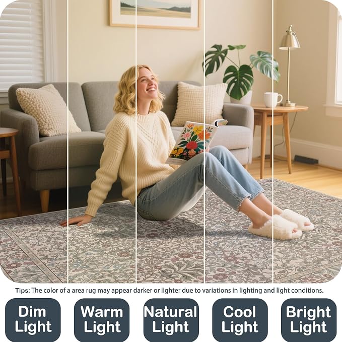 Washable 2' x 6' Runners for Hallways, Non Slip Long Floor Runner for Kitchen - Image 5