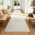 2x8 Washable Runner Rug: Moroccan Geometric Boho Rug Farmhouse Non Slip Stain by VECARF
