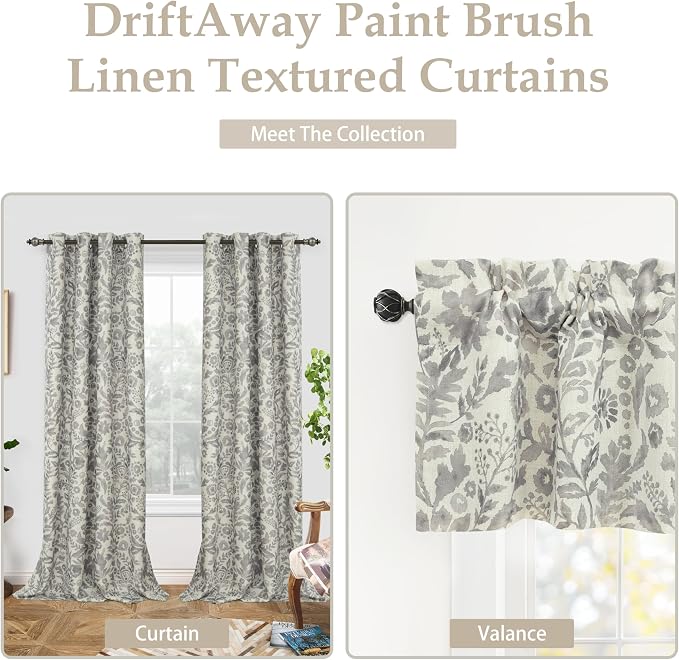 DriftAway Julia Lined Valance Double Layer Thermal Insulated Room Darkening - Image 8