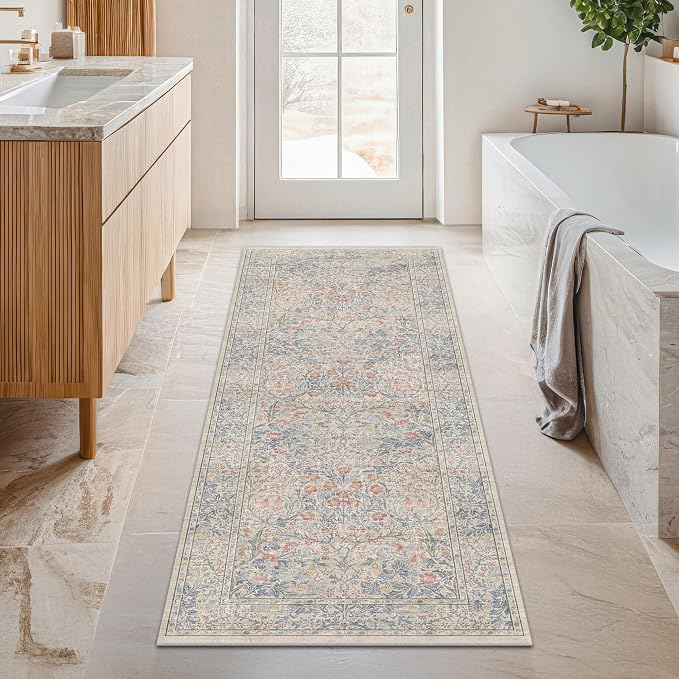 Hazo Haus Washable Bathroom Runner Rug 2x5, Non Slip Runner - Image 8