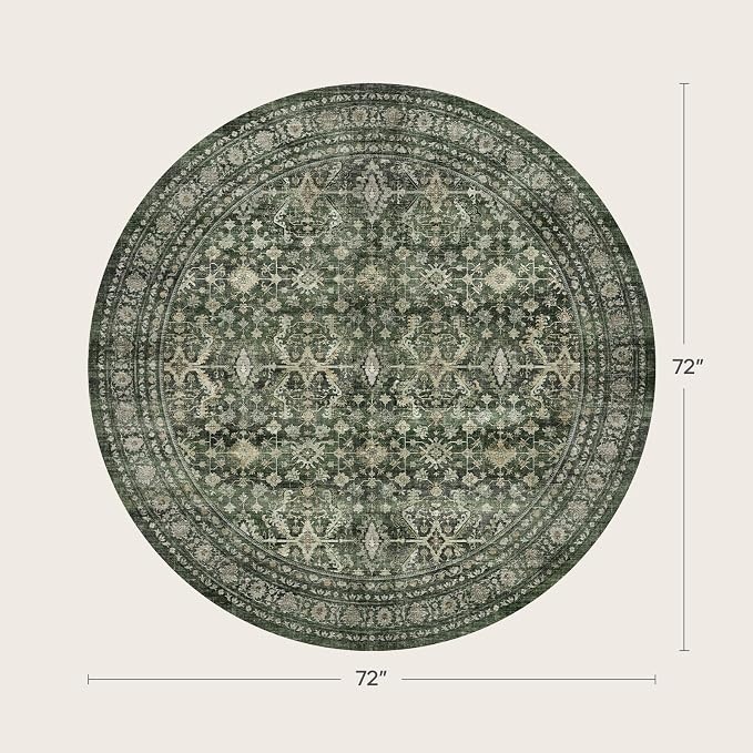 Lofus 6ft Area Rugs for Living Room, Soft Boho Carpets for Bedroom Dining Room - Image 2