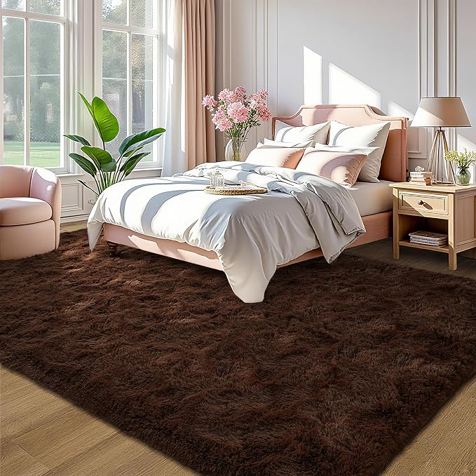 LOCHAS Ultra Soft Indoor Modern Area Rugs Fluffy Living Room Carpets - Image 2