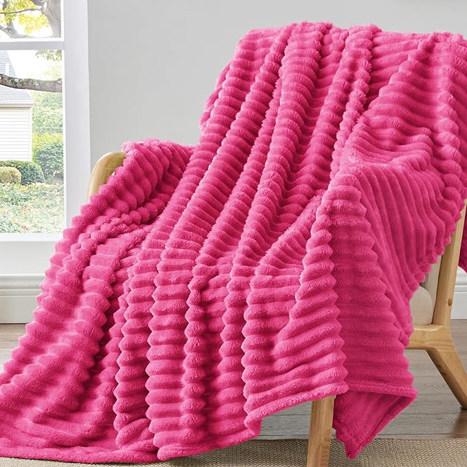 BEDELITE Fleece Throw Blanket for Couch by BEDELITE