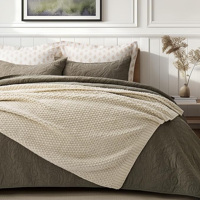 EVERGRACEHOME Chunky Chenille Knit Throw Blanket - Image 5