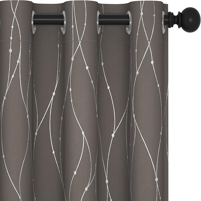 Deconovo Blackout Curtains, Thermal Insulated Soundproof Grommet Drapes by Deconovo