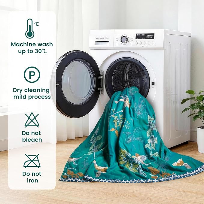 MSGKV The Boho Layer: 60"x80" Cotton Throw Blanket – Full Size - Image 6