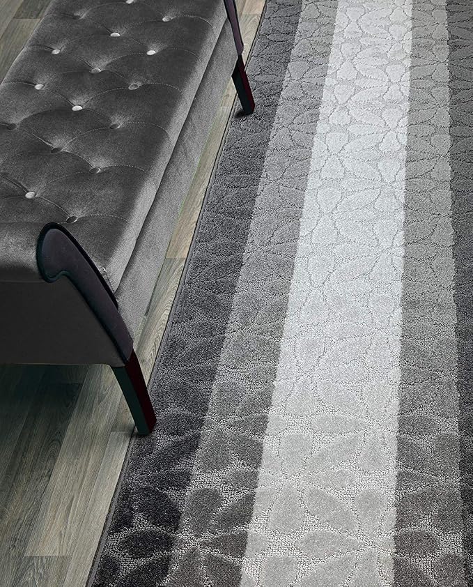 7 Ft Gray Hallway Runner Rug, Non Slip Washable, Kitchen & Entryway | 2'2" x 7 by ORFAHOME